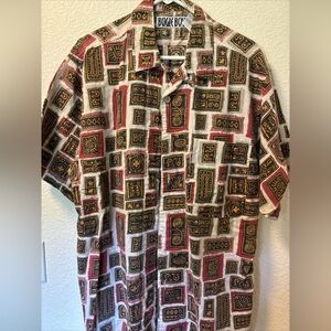 Bugle boy vintage button up t shirt
